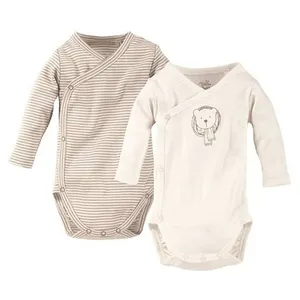 بادی آستین بلند نوزادی لوپیلو مدل 3214 بسته 2 عددی