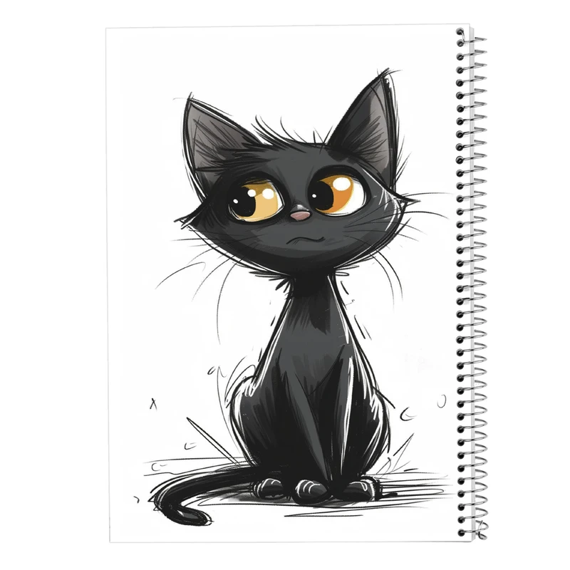 دفتر لیست خرید 50 برگ مدوپد مدل گربه کد DF14713