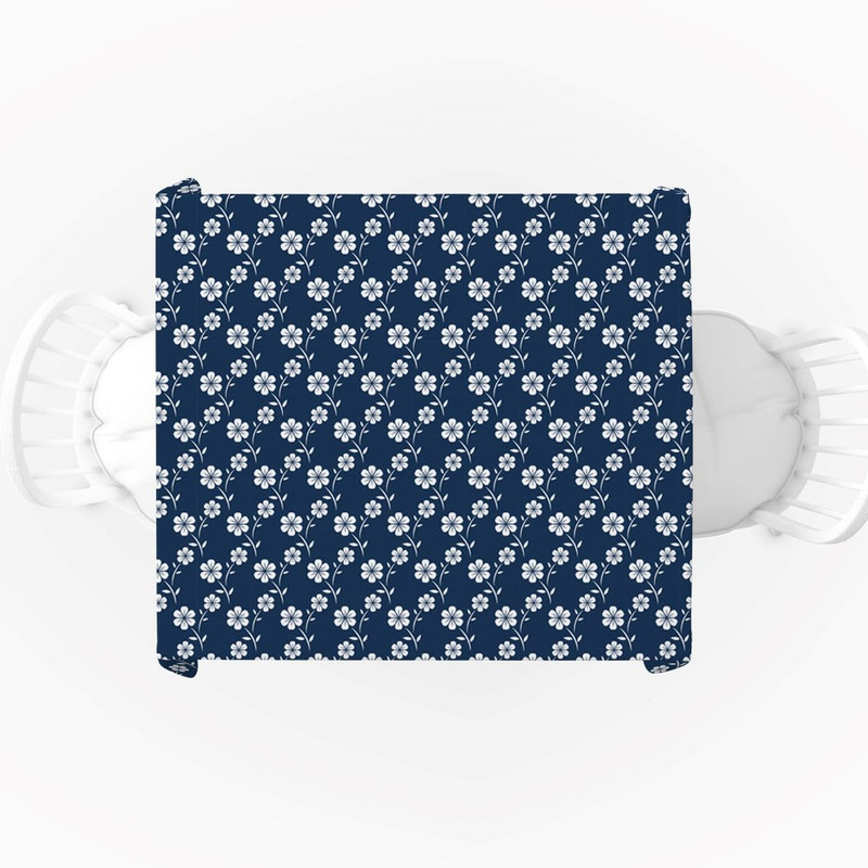 رومیزی مدل مربع مخمل طرح دانبون مدرن کد 11035