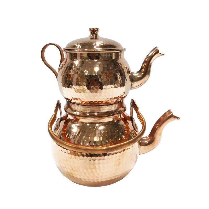ست کتری و قوری مسی مدل عالیس
