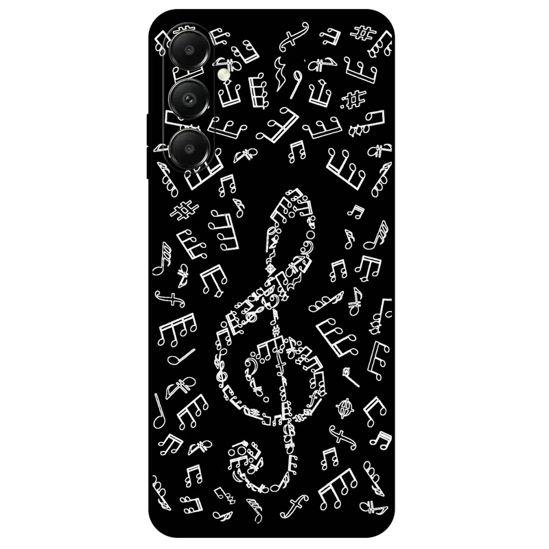 کاور مگافون طرح نوت موسیقی مدل 1370 مناسب برای گوشی موبایل سامسونگ Galaxy A05S     