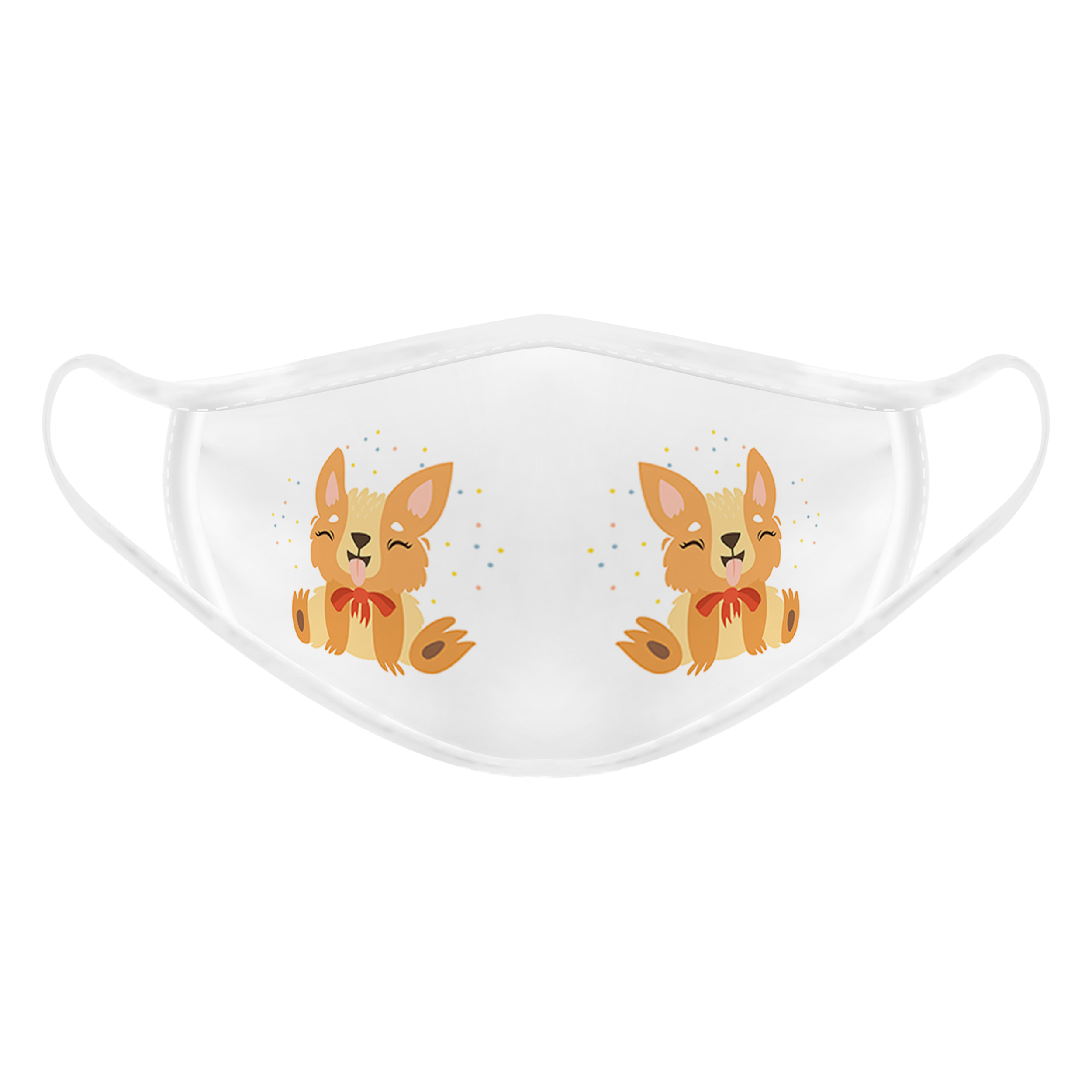 ماسک تزیینی بچگانه طرح سگ خوشحال کد 617015