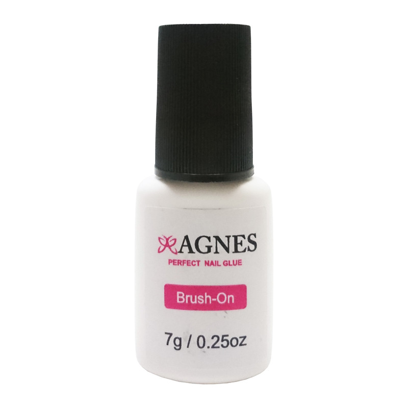 چسب کاشت ناخن اگنس مدل Brush-On وزن 7 گرم