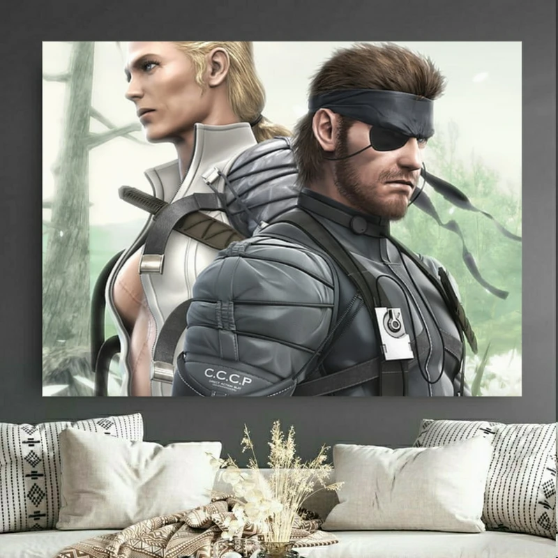 پوستر طرح شخصیت بازی مدل metal gear solid کد FP105983