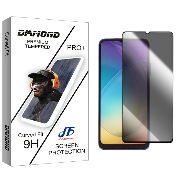 محافظ صفحه نمایش حریم شخصی جی اف مدل Diamond مناسب برای گوشی موبایل وان پلاس X10 Plus