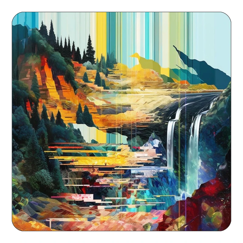 مگنت کاکتی طرح نقاشی رنگ روغن مدل mp72701