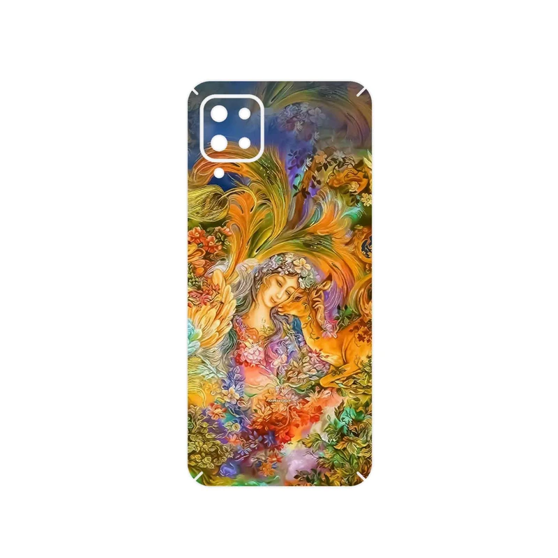 برچسب پوششی ماهوت مدل Persian miniature 3 مناسب برای گوشی موبایل سامسونگ Galaxy A12 Nacho
