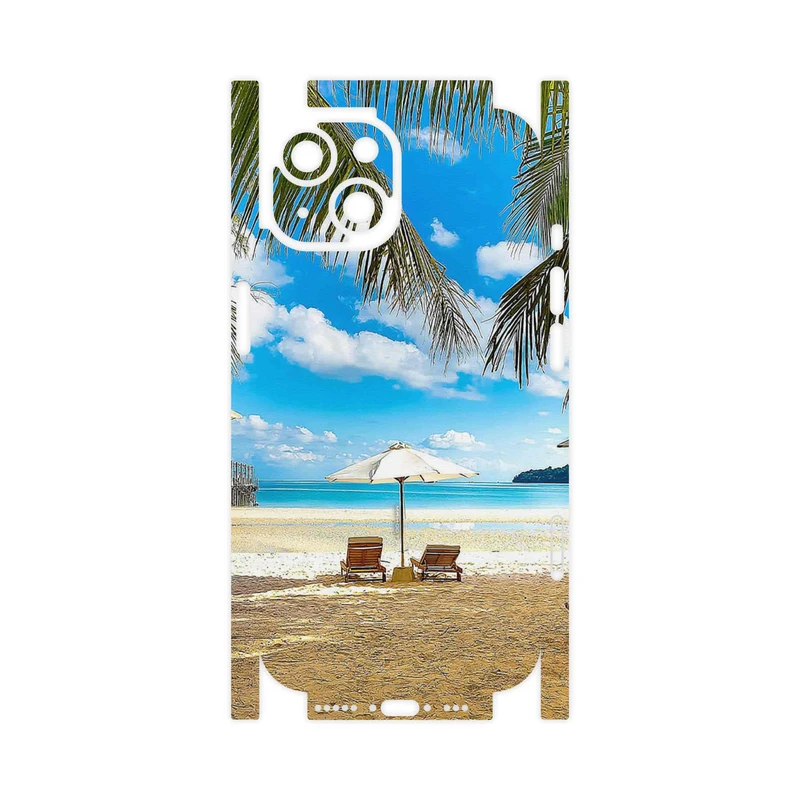 برچسب پوششی ماهوت مدل Beach-FullSkin مناسب برای گوشی موبایل اپل iPhone 15