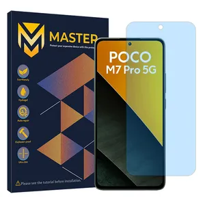 Master Resistant model Matte anti-blue screen protector suitable for Xiaomi Poco M7 Pro 5G mobile phone