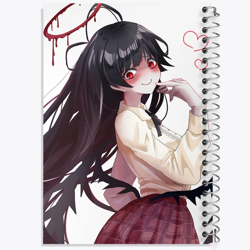 دفتر شطرنجی 50 برگ خندالو مدل بازی آرشیو آبی (Blue Archive) کد 34353