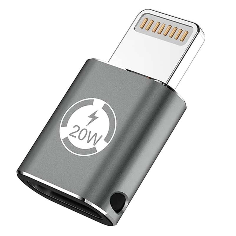 مبدل USB-C به لایتنینگ مدل Type-C to Lightning 20W مبدل USB-C به لایتنینگ مدل Type-C to Lightning 20W