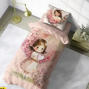 سرویس خواب تک نفره 4 تکه مدل دخترانه کد ۱۱۶۸