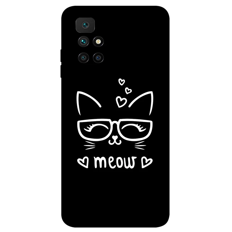 کاور مگافون طرح گربه مدل 7700 مناسب برای گوشی موبایل شیائومی Redmi 10 Prime 2022