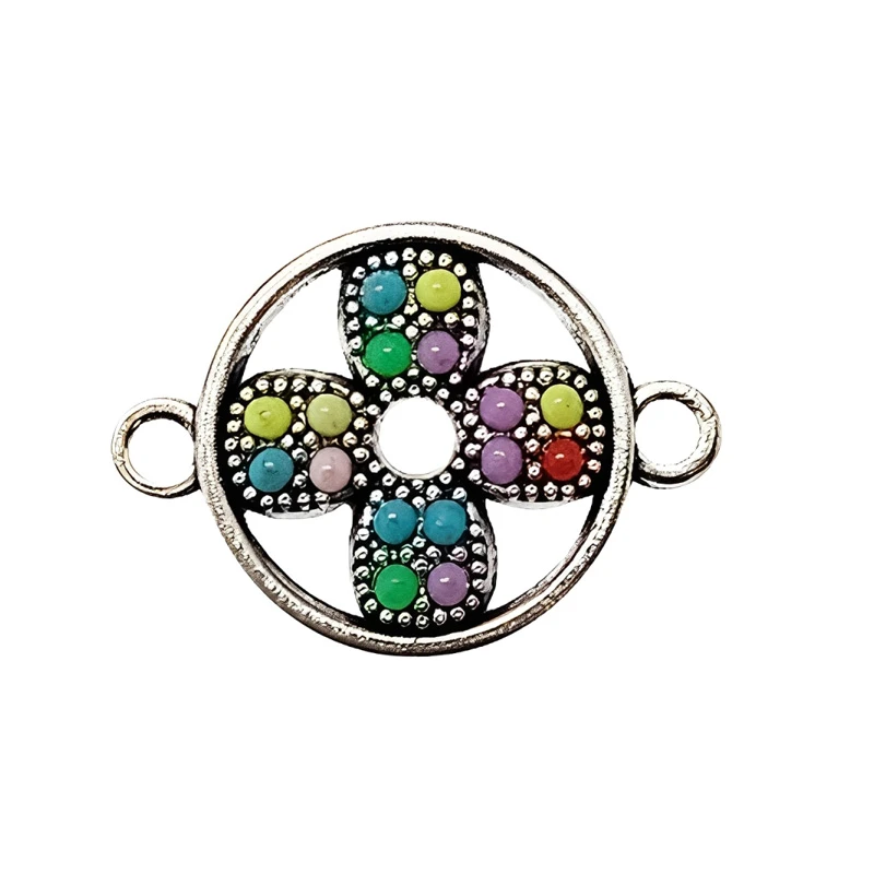 آویز دستبند مدل سنتی گل زیبا کد 1-30