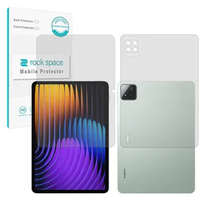 محافظ صفحه نمایش شفاف راک اسپیس مدل Resistant مناسب برای تبلت شیائومی Pad 7 به همراه محافظ پشت تبلت 