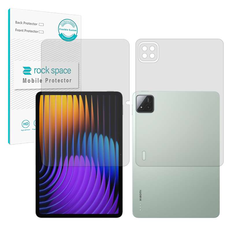 محافظ صفحه نمایش مات راک اسپیس مدل Resistant مناسب برای تبلت شیائومی Pad 7 به همراه محافظ پشت تبلت محافظ صفحه نمایش مات راک اسپیس مدل Resistant مناسب برای تبلت شیائومی Pad 7 به همراه محافظ پشت تبلت