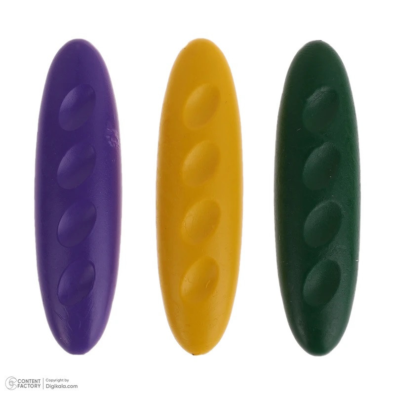 مدادشمعی 12 رنگ مدل بادامی