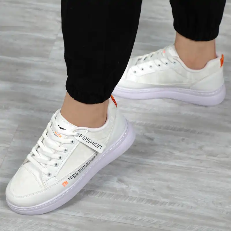 کفش روزمره زنانه مدل 359001901 اسپرت طرح ویدو رنگ سفید