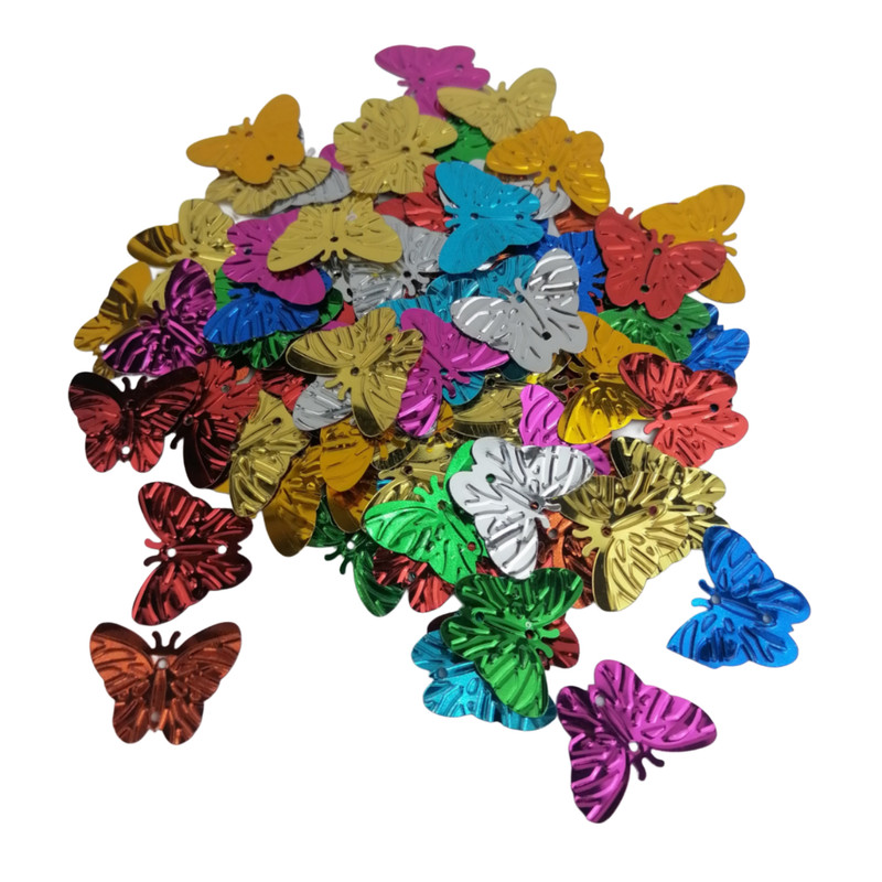 پولک مدل پروانه ای بسته 25 گرمی