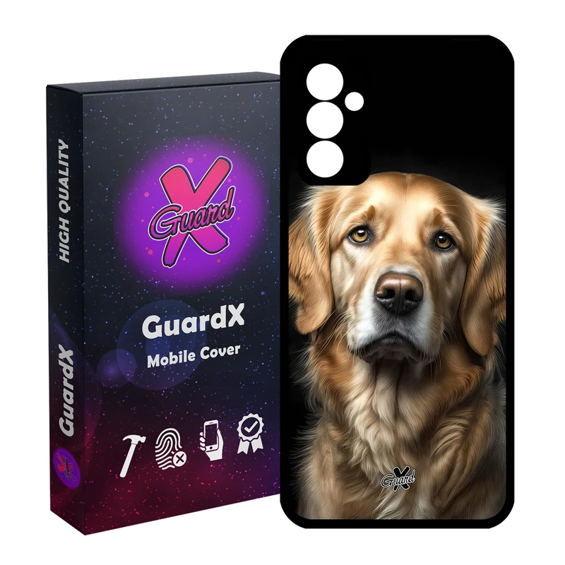 کاور گارد ایکس طرح سگ مدل Glass10607 مناسب برای گوشی موبایل سامسونگ Galaxy A14 / A14 5G