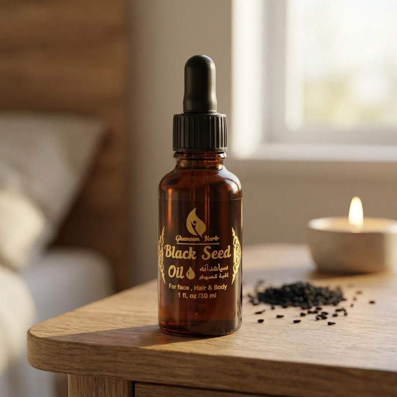 روغن پوست و موی گیاه قانون مدل سیاه‌دانه حجم 30 میلی‌لیتر تهیه‌شده با پرس سرد، مناسب انواع پوست، بهبود سفیدی مو و تغذیه‌کننده پوست و مو
