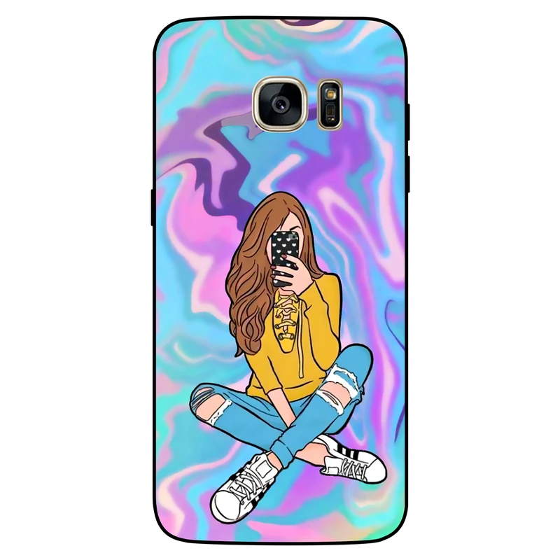 کاور مگافون کد 7592 مناسب برای گوشی موبایل سامسونگ Galaxy S7 Edge