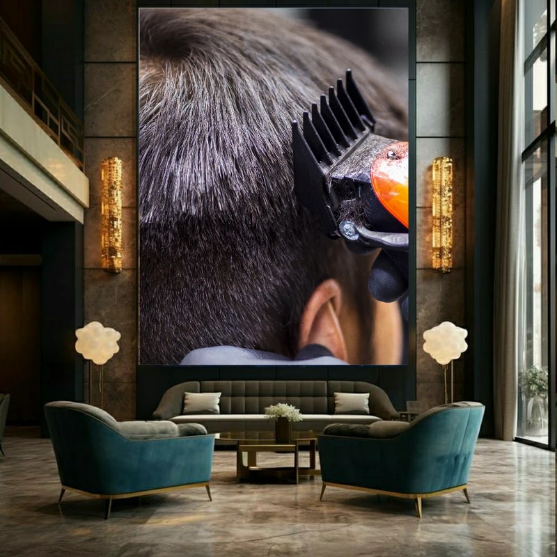 پوستر دیواری طرح ماشین اصلاح مو کد AR304272