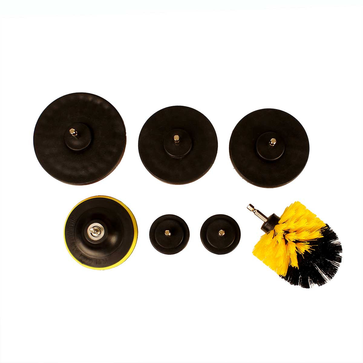 فرچه سر دریلی فور بای فور  کد 885611 بسته هفت عددی