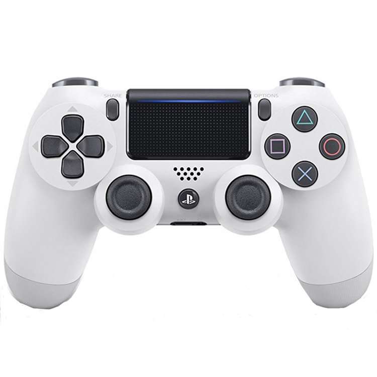 دسته بازی بی سیم مدل Dualshock 4 White مناسب برای PS4 دسته بازی بی سیم مدل Dualshock 4 White مناسب برای PS4