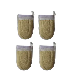 لیف حمام کاسپین لوفا مدل hand4 بسته 4 عددی 