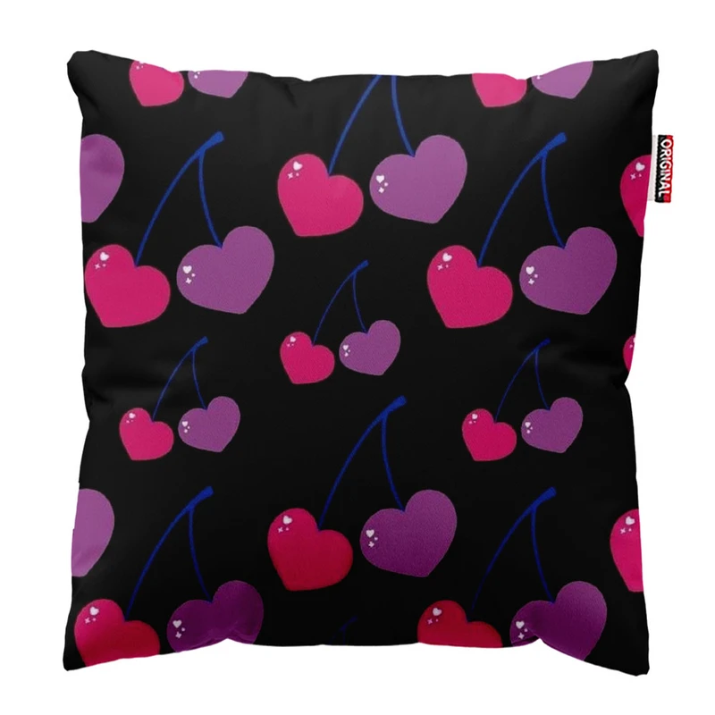  کوسن پاد آفرین طرح قلب سایز 30*30 سانتی متر کد 893