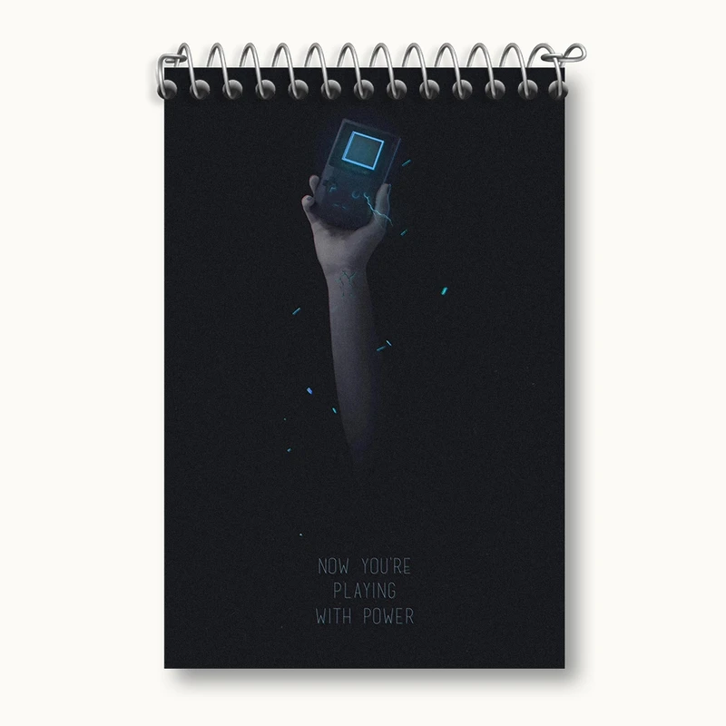 دفتر یادداشت 50 برگ خندالو مدل گیمر کد F2514