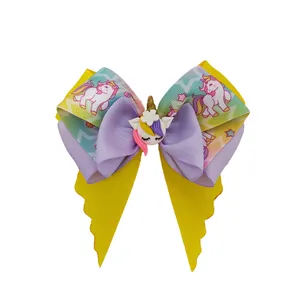 گیره مو دخترانه مدل گلسر یونیکورن اسب تکشاخ کد L03