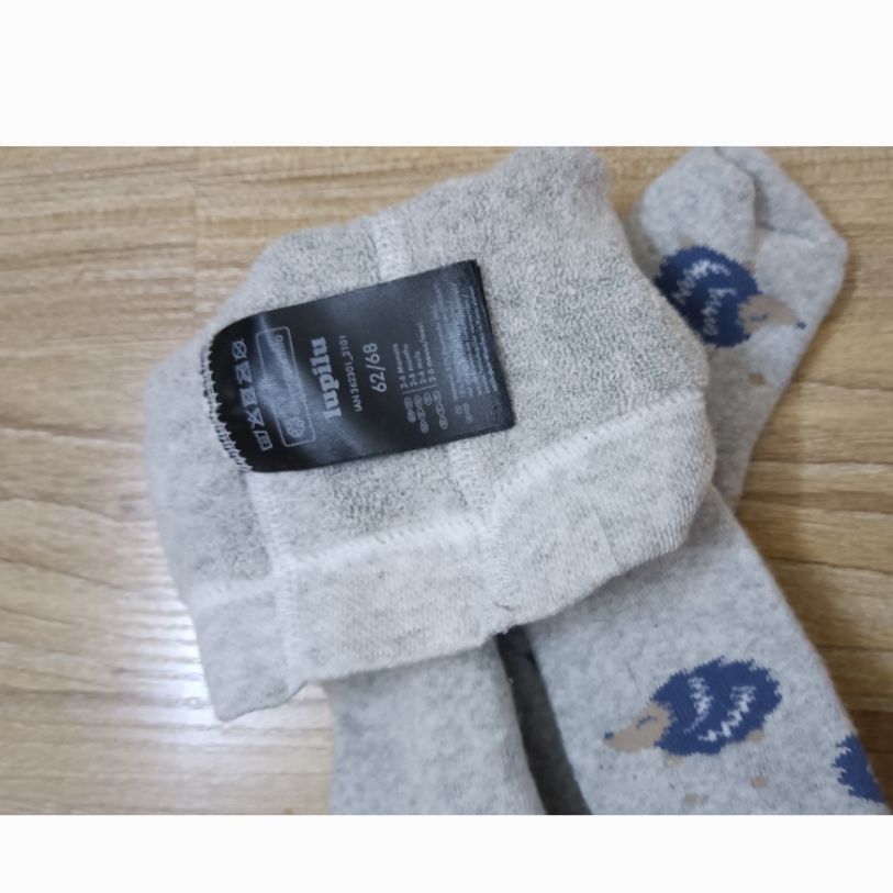 جوراب شلواری دخترانه لوپیلو مدل حوله ای طرح جوجه تیغی - - 2