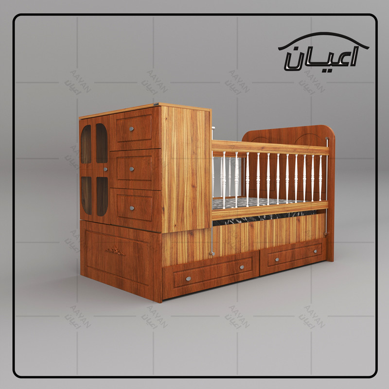 تختخواب کودک اعیان مدل FH454