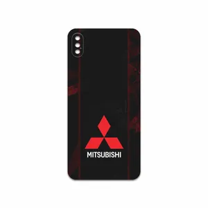 MAHOOT Mitsubishi Motor Cover Sticker for Apple iPhone XS Max