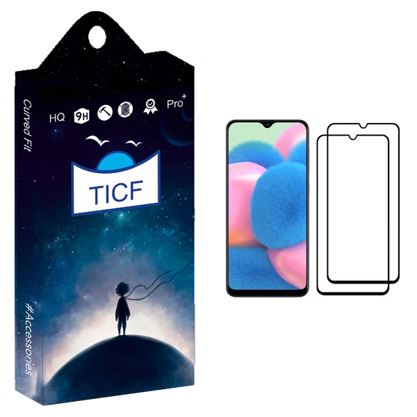 محافظ صفحه نمایش تی ای سی اف مدل +HD مناسب برای گوشی موبایل سامسونگ Galaxy A30s بسته دو عددی