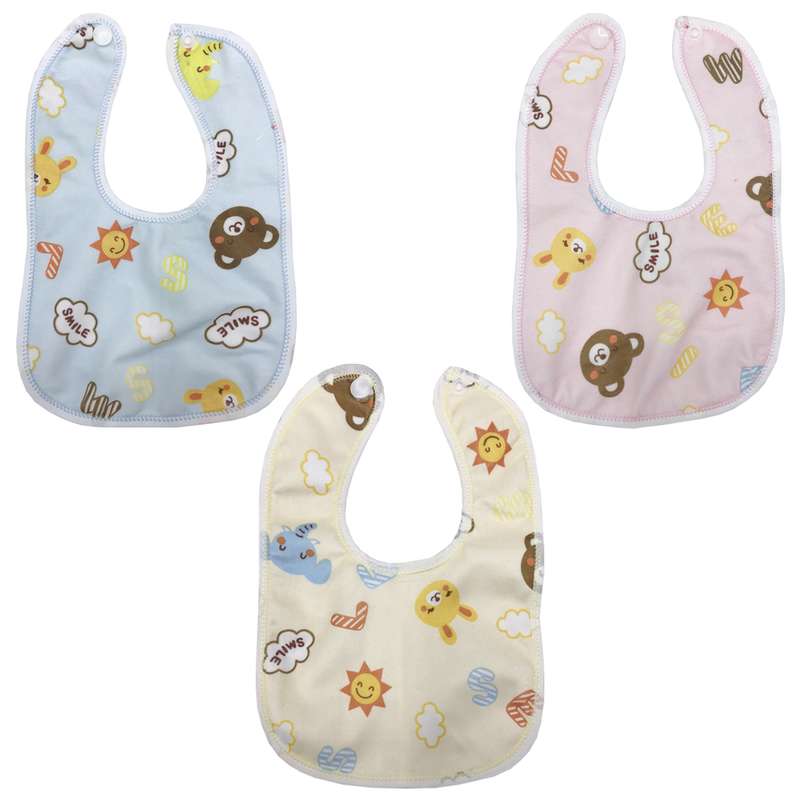 پیش بند نوزاد مدل TOY مجموعه 3 عددی