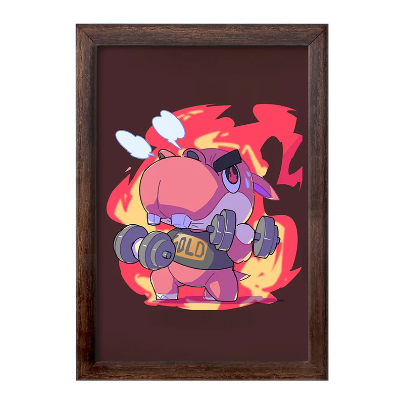 تابلو خندالو طرح بازی انیمال کراسینگ (Animal Crossing) کد 32684