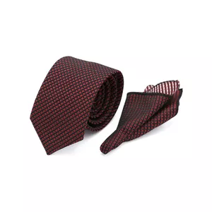 ست کراوات و دستمال جیب مردانه مدل AT-202