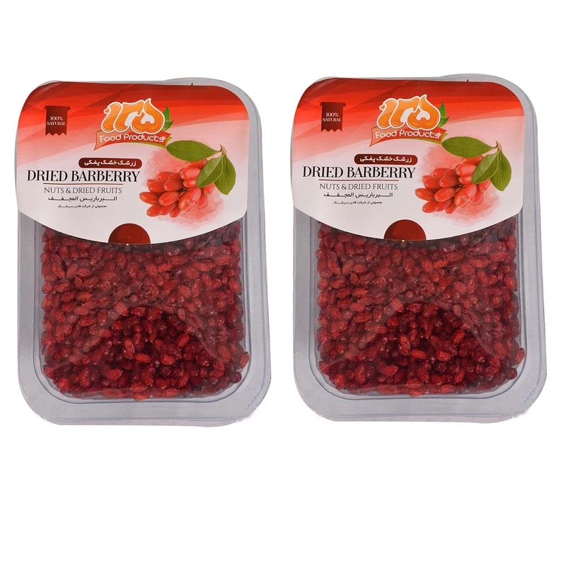 زرشک پفکی صنایع غذایی 125 - 100 گرم بسته 2 عددی