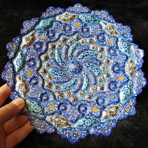 بشقاب میناکاری کد 30