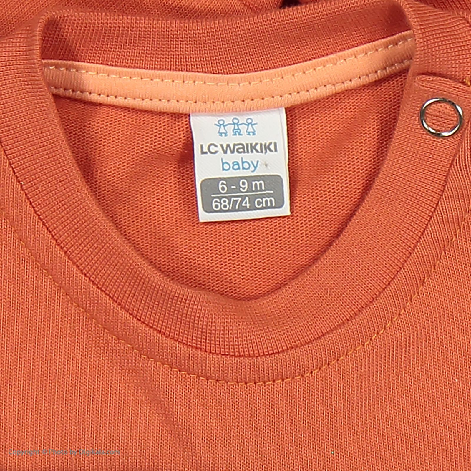 تی شرت نوزادی پسرانه ال سی وایکیکی مدل 0W77604Z1-H9Z-DARKORANGE -  - 5