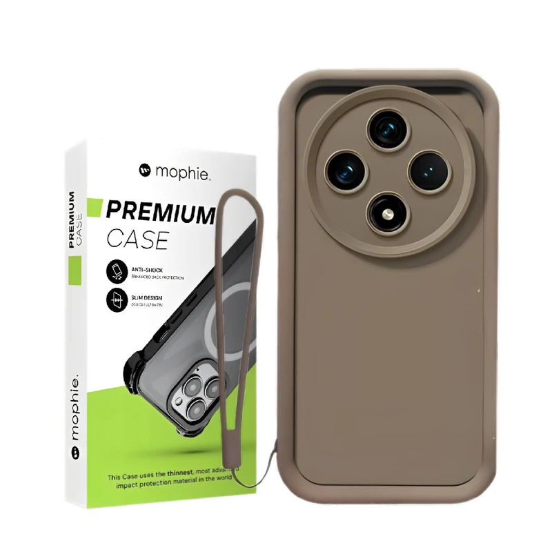 کاور موفی مدل Silicone Puffer مناسب برای گوشی موبایل شیائومی Redmi 14C / Redmi 14R / Poco C75 به همراه بند آویز