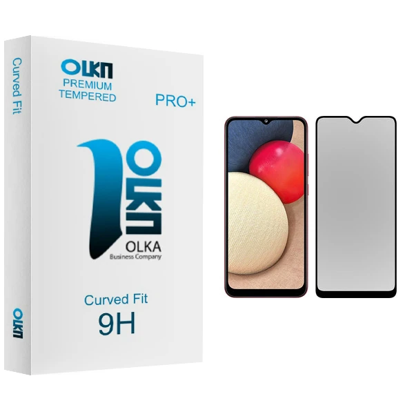 محافظ صفحه نمایش حریم شخصی الکا مدل Premium glass مناسب برای گوشی موبایل سامسونگ Galaxy A02s