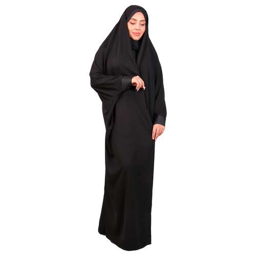چادر دانشجویی نیکزاد مدل کن کن نگین دار کد 1534