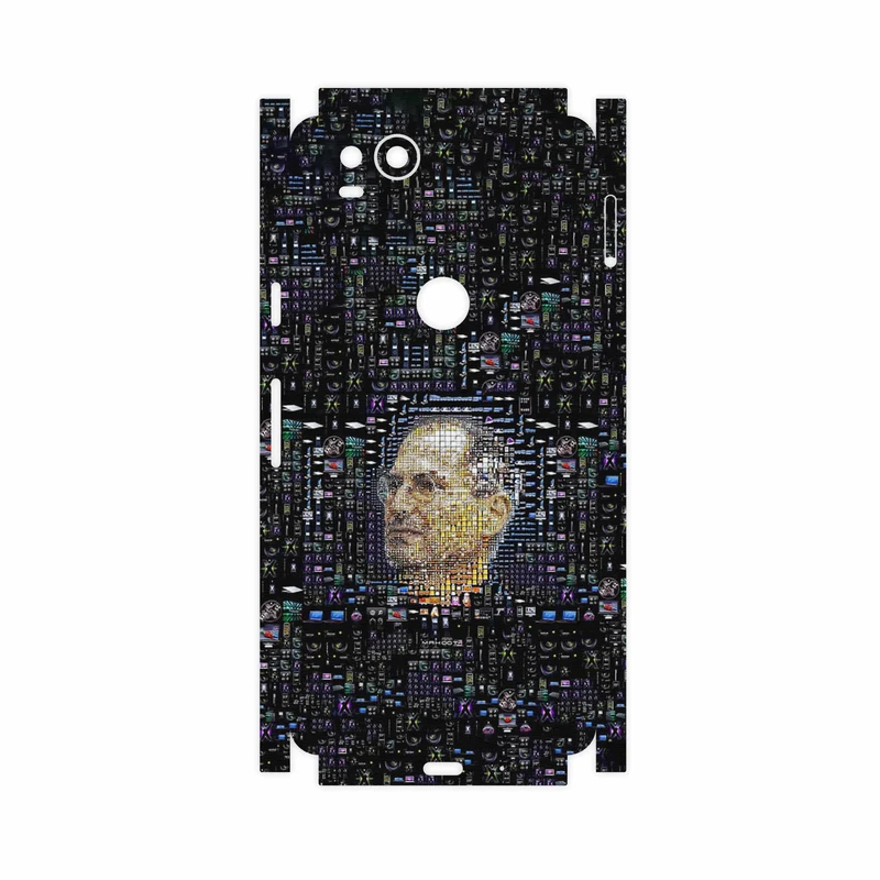 برچسب پوششی ماهوت مدل Collage of Steve Jobs 2-FullSkin مناسب برای گوشی موبایل گوگل Pixel 2