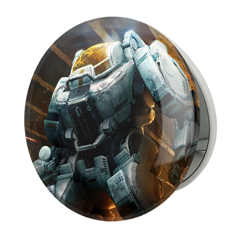 آینه جیبی خندالو طرح بازی مس افکت (Mass Effect) مدل تاشو کد 31541