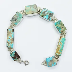 دستبند نقره زنانه سلین کالا مدل فیروزه کد ce-As10