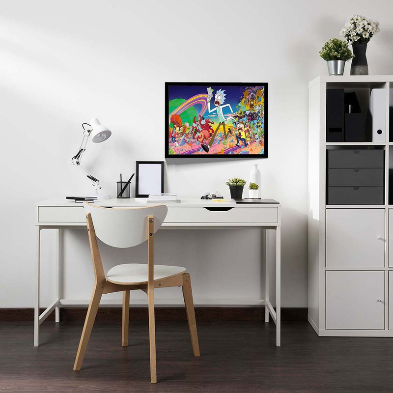 تابلو مدل rick and morty کد F-15028